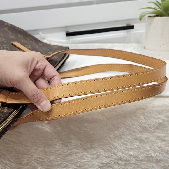 💕CLASSIC Tote Bag Discontinued LOUIS VUITTON Cabas MEZZO Monogram - Picture 7 of 16